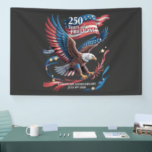 Lona América 250 Años de Libertad 1776-2026