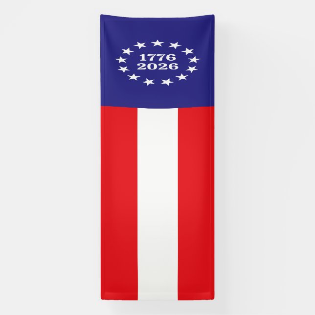 Lona América 250 Betsy Ross (Vertical)