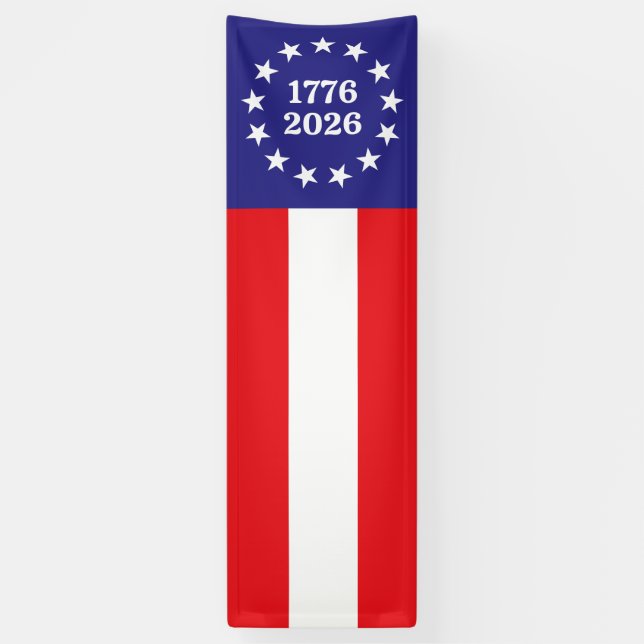 Lona América 250 Betsy Ross (Vertical)