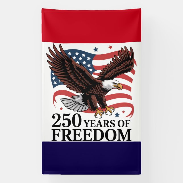 Lona American Freedom 250‑Year Tribute (Vertical)