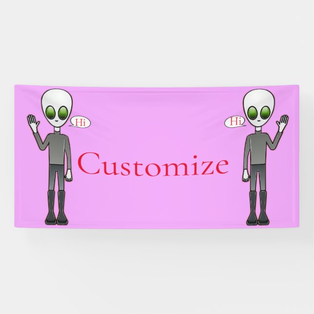 Lona Amigable Waving Alien Thunder_Cove (Horizontal)