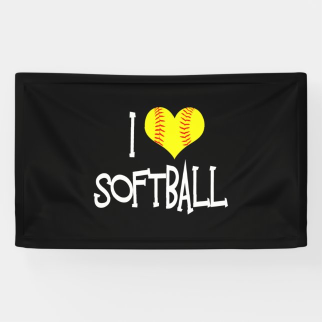 Lona Amo el Softball (Horizontal)