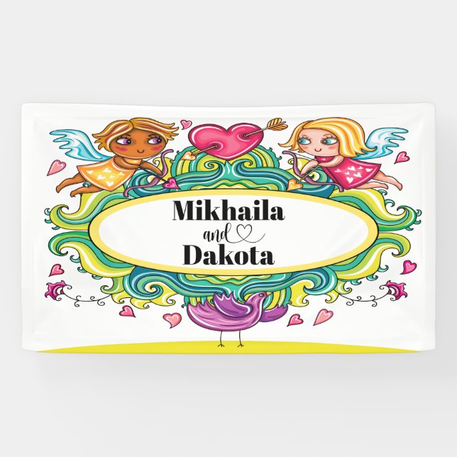 Lona Amor es Amor Estandarte (Horizontal)