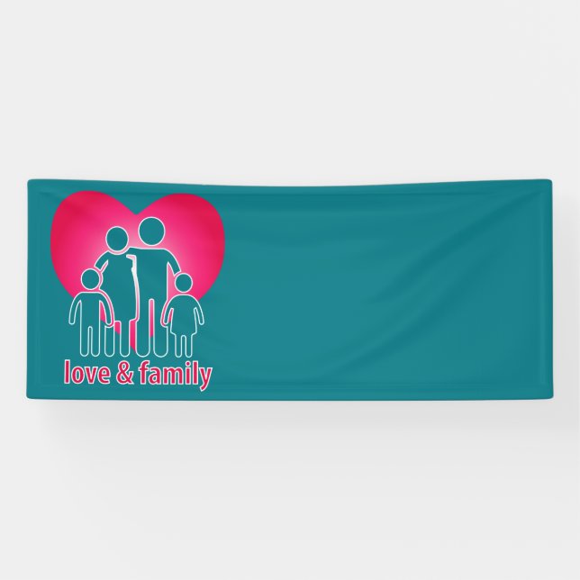 Lona Amor y familia (Horizontal)