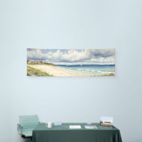 Amplio paisaje marino "Norfolk Living By Sea"