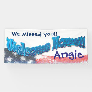 Lona Añada su propia bandera casera agradable de la