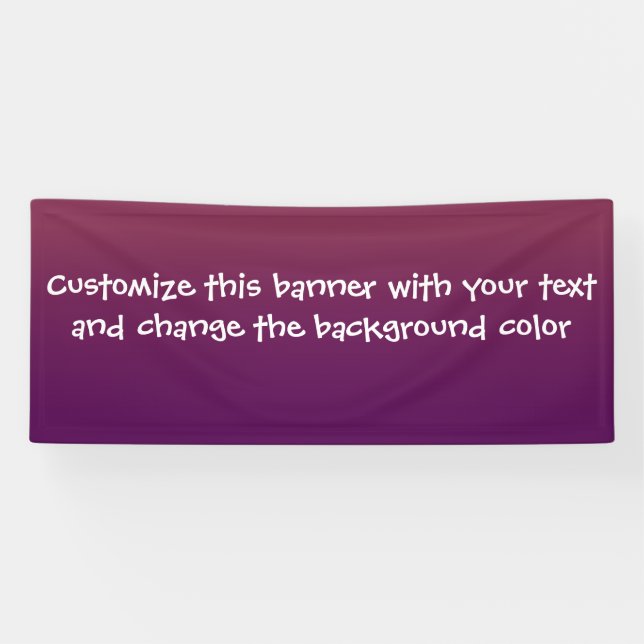 Lona Añada su propia bandera del mensaje (Horizontal)