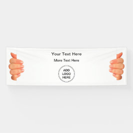 Lona Añadir el cartel promocional de su empresa con log