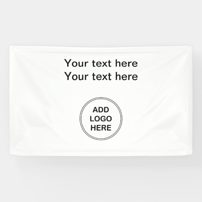 Lona Añadir el logotipo de forma sencilla (Horizontal)