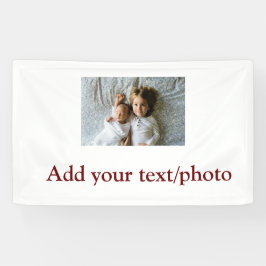LONA AÑADIR SUS NAVIDADES DE TEXTO FOTOGRÁFICO