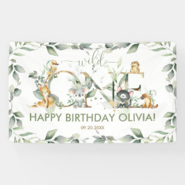 Lona Animales australianos de primer cumpleaños, contex