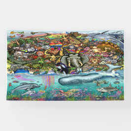 Lona Animales del planeta Tierra