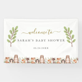 Lona Animales forestales de Woodland