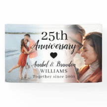 Aniversario de Bodas número 25 Personalizado Colla