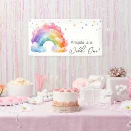 Lona Aniversario de la muerte de un niño arcoiris