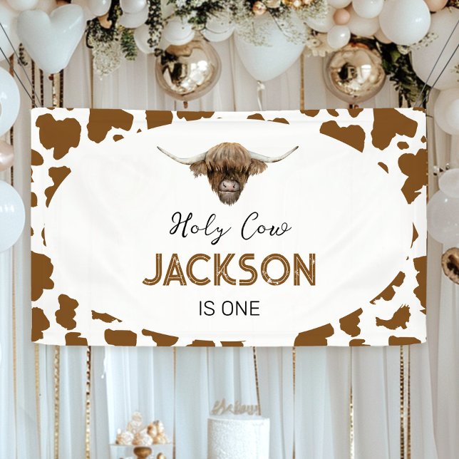 Lona Aniversario de la vaca de Highland (Subido por el creador)