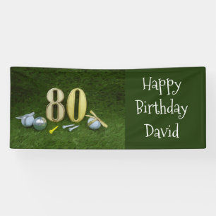 Lona Aniversario de los 80 años de golf al golfista
