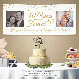 Lona Aniversario de Oro 2 Fotos AÑOS EN SIEMPRE