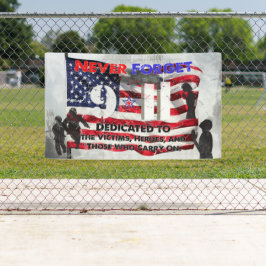 Lona Aniversario del 11 de septiembre