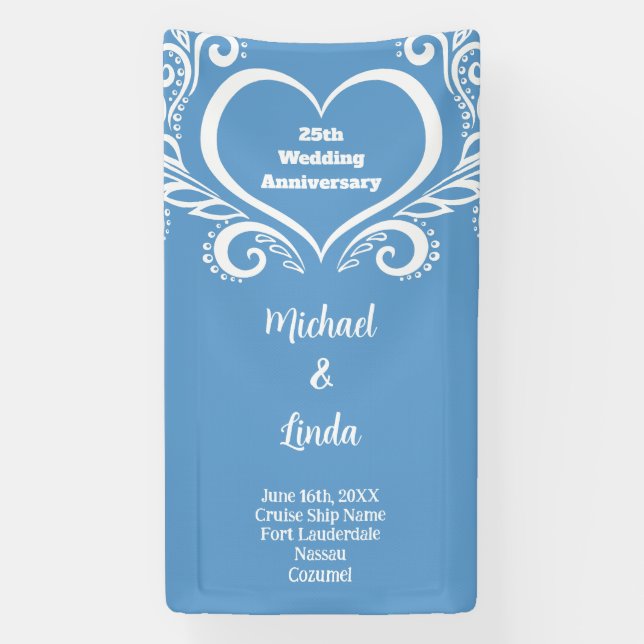 Lona Aniversario del Boda del Esteroom de la Decoración (Vertical)