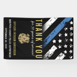 Lona Aniversario del Fiesta de Jubilación de la Policía