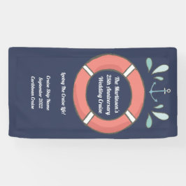 Lona Aniversario Náutico Decoración de cruceros Estatua