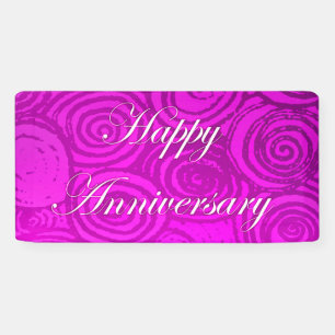 Lona Aniversario Swirls Pink