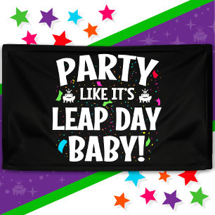 Lona Año de Salto Fiesta de Cumpleaños Día del Bebé 29