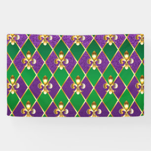 Lona Antecedentes de joyas Mardi Gras