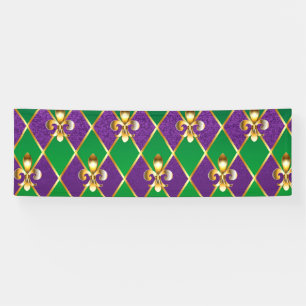 Lona Antecedentes de joyas Mardi Gras