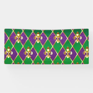 Lona Antecedentes de joyas Mardi Gras