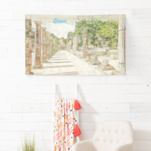 Lona Antigua Olimpia, Elis Grecia - Histórico Arqueolog