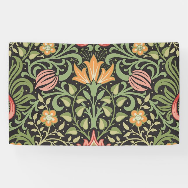 Lona Antigüedad floral persa William Morris (Horizontal)