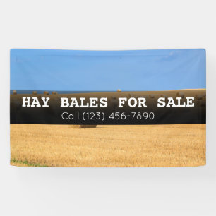 Lona Anunciar Hay Bales Para La Bandera Comercial De La