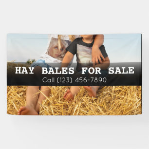 Lona Anunciar Hay Bales Para La Bandera Comercial De La