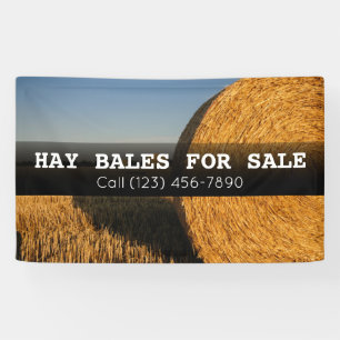 Lona Anunciar Hay Bales Para La Bandera Comercial De La