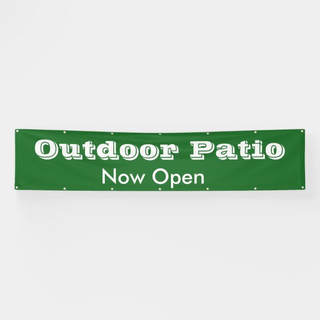 Lona Anuncio de 12 pies al aire libre (Horizontal)