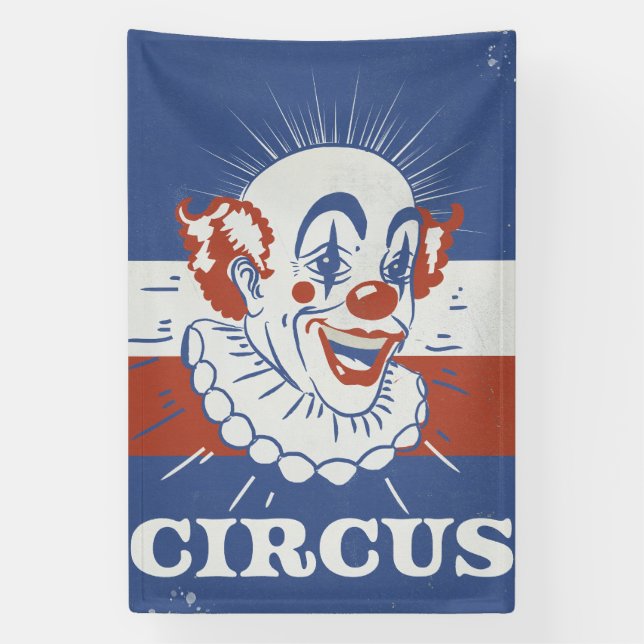 Lona Anuncio de circo vintage (Vertical)