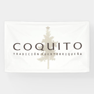Lona Anuncio de Coquito Tradición Puertorriqueña