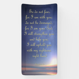 Lona Anuncio, No Tengas Miedo - Isaías 41:10