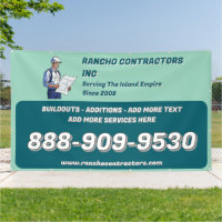 Anuncio personalizado de contratista general en lu