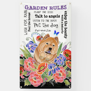 Lona APARENTEMENTE JARDÍN PATH carteles de jardín de va