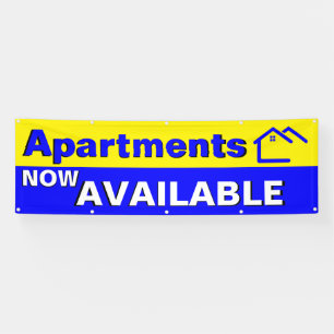 Lona Apartamentos ahora disponibles Grande de colores b