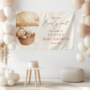 Lona Apenas Podemos Esperar Bienvenida de Baby Shower d