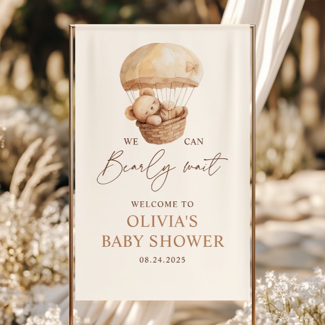 Lona Apenas Podemos Esperar Osito de Peluche Bienvenida (Subido por el creador)