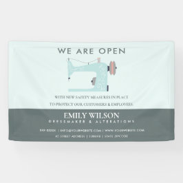 LONA APERTURA DE LA MÁQUINA DE COCINA AZUL DE AQUÍ