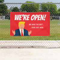 Apertura publicitaria de Trump personalizado