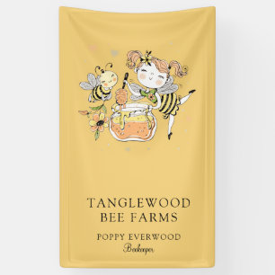 Lona Apiario de abeja de miel linda productos de miel p