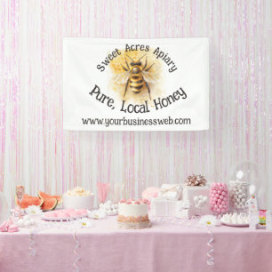 Lona Apiario de negocios de Honey Bee Honeycomb