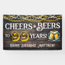 Aplausos y Cervezas para el Banner de Cumpleaños d